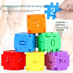 Digital Building Block Toy Puzzle House Kindergarten Early Education