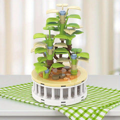 ZHEGAO Succulent Flower Plant Potted Building Blocks Flower Ornament