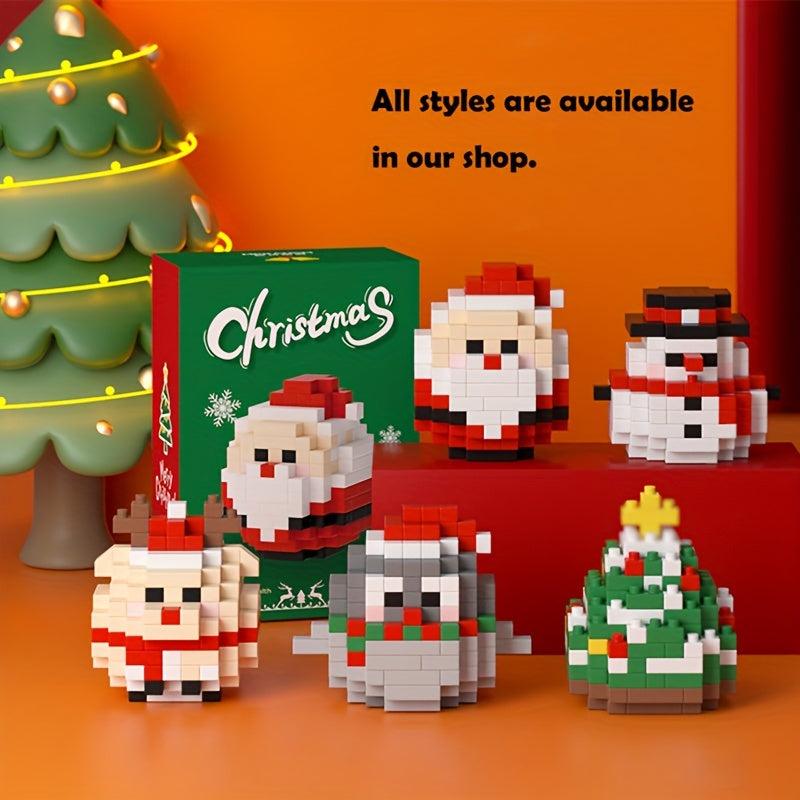 DIY Elk Christmas Building Blocks Educational Blocks