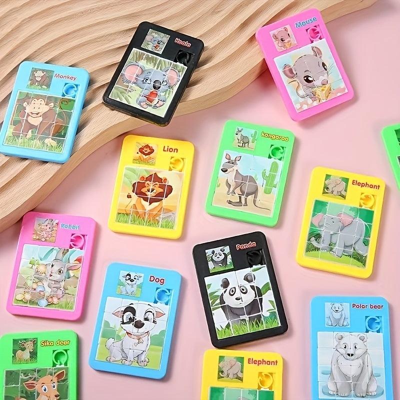 16-Grid Animal Maze Puzzle Kids Educational Gift