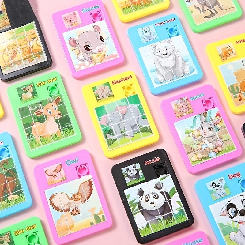 16-Grid Animal Maze Puzzle Kids Educational Gift