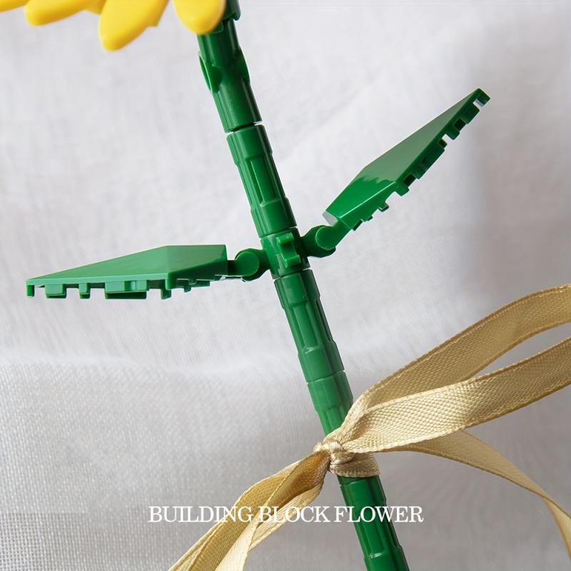 Flower Bouquet Building Blocks Home Decor Birthday