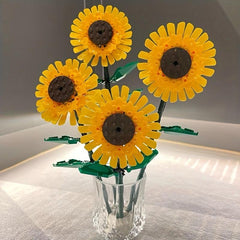 DIY Building Blocks Flower Ornaments for Christmas Halloween Thanksgiving