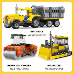 177pcs City Global Engineering Series Construction Toy Set