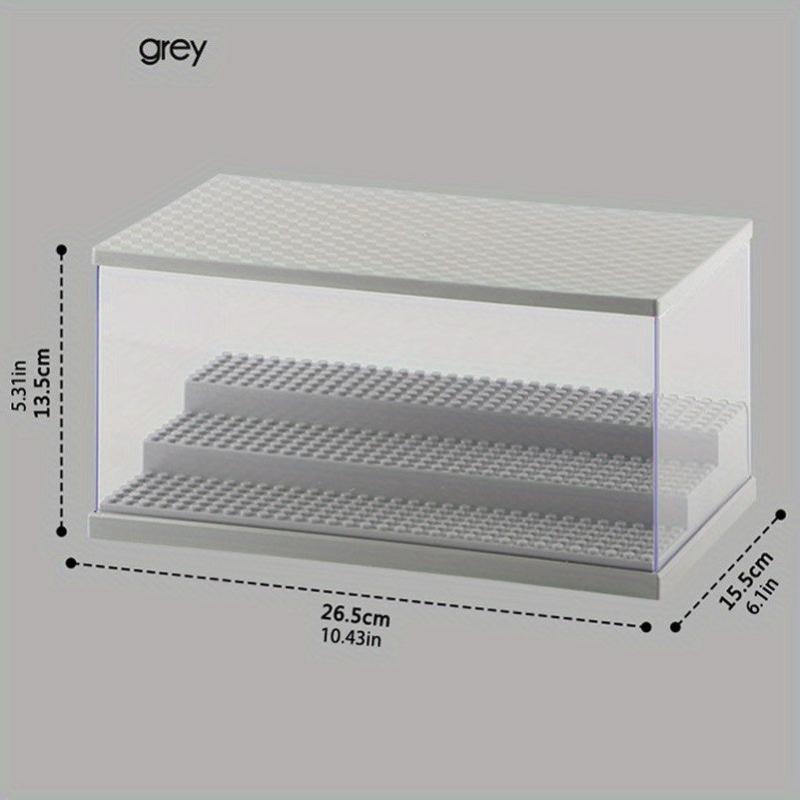 Large Building Block Doll DIY Display Box Dust Cover Storage