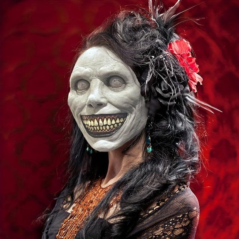 Men's Demon Mask Halloween Horror Latex Mask