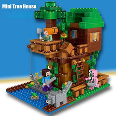 Wood Tree House Kids Toy Halloween Christmas
