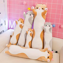 Long Strip Cat Pillow Doll Cloth Doll