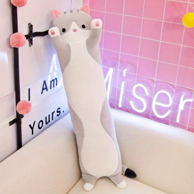 Long Strip Cat Pillow Doll Cloth Doll