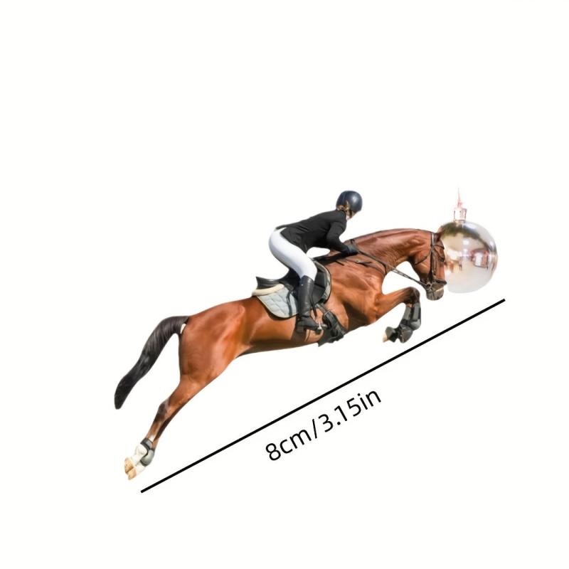Horse Riding Enthusiasts Car Backpack Christmas Tree Decoration Pendant