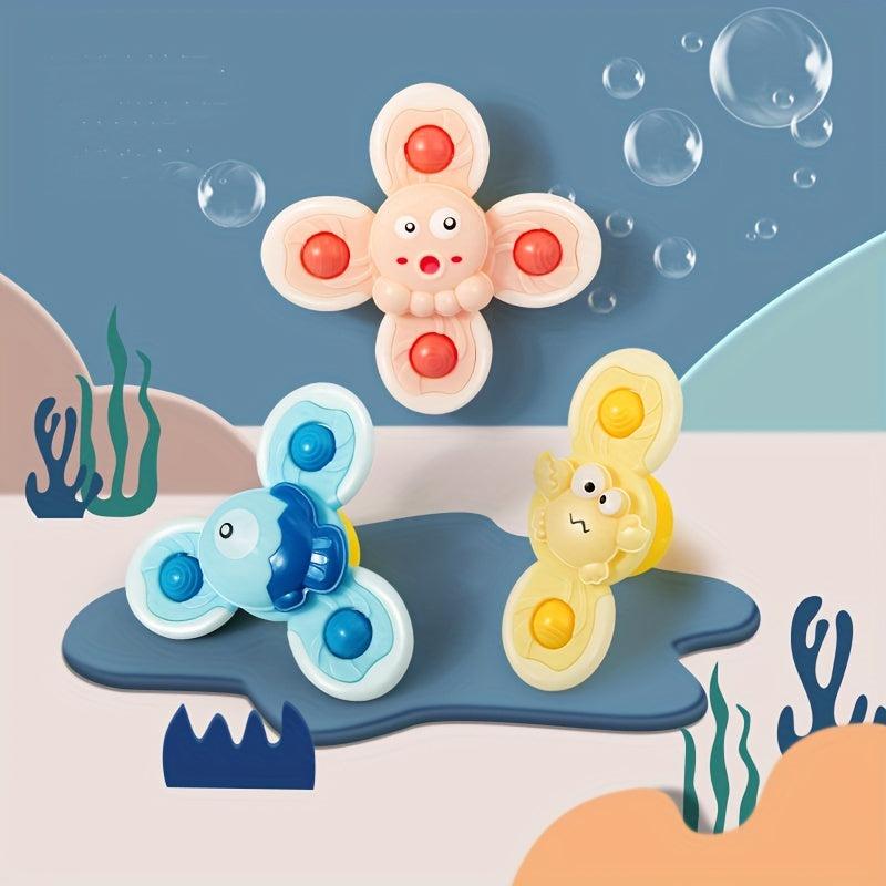 Sucker Rotating Pattern Toy - Sensory Early Childhood Education Toy