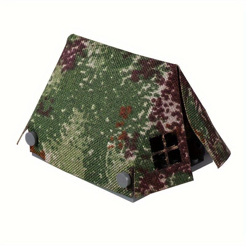 Colorful Military Tent Building Set
