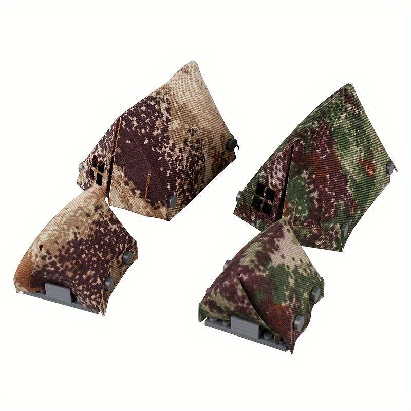 Colorful Military Tent Building Set