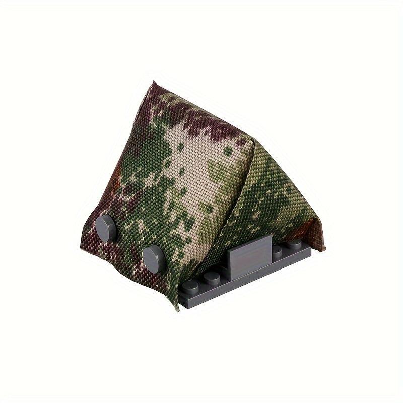 Colorful Military Tent Building Set