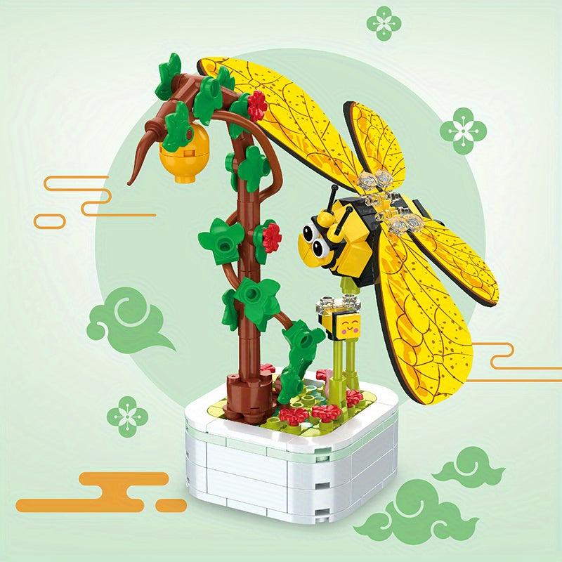 Creative Flower Building Block Kit for Children - Christmas Gift