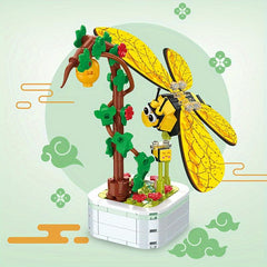 Creative Flower Building Block Kit for Children - Christmas Gift