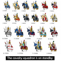 Knights Corps Battle Horse Set with Sword Shield