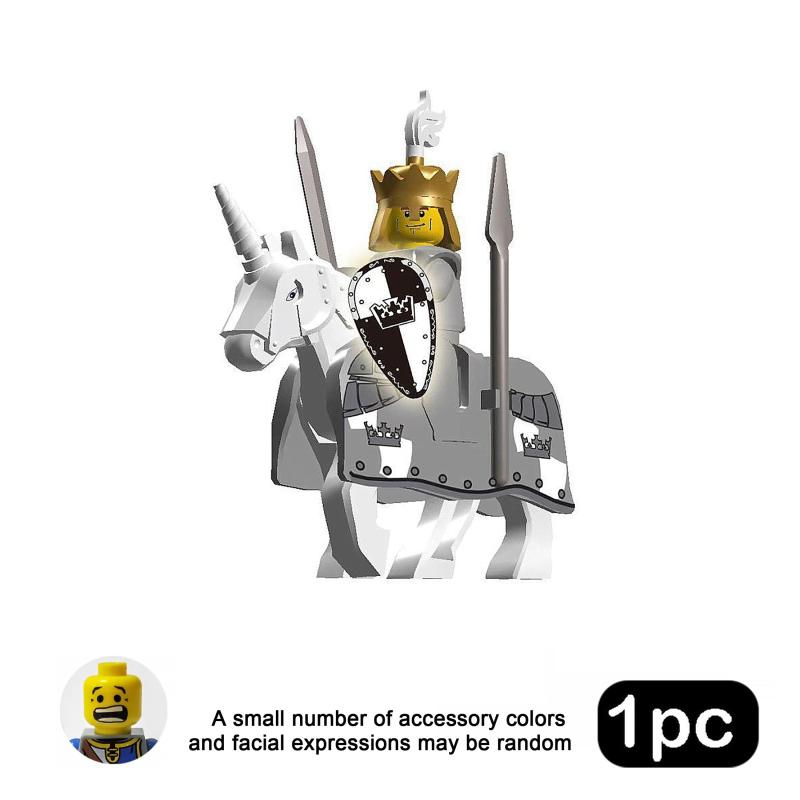 Knights Corps Battle Horse Set with Sword Shield