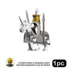 Knights Corps Battle Horse Set with Sword Shield