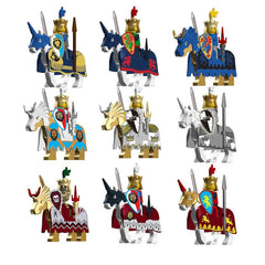 Knights Corps Battle Horse Set with Sword Shield