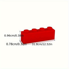 60pcs 1x4 Brick Building Blocks Multiple Colors DIY Refill Pack
