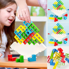 Balanced Toy Building Block Party Game 16 Blocks
