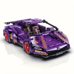 470pcs Purple Pull Back Racing Car Toy Model Gift