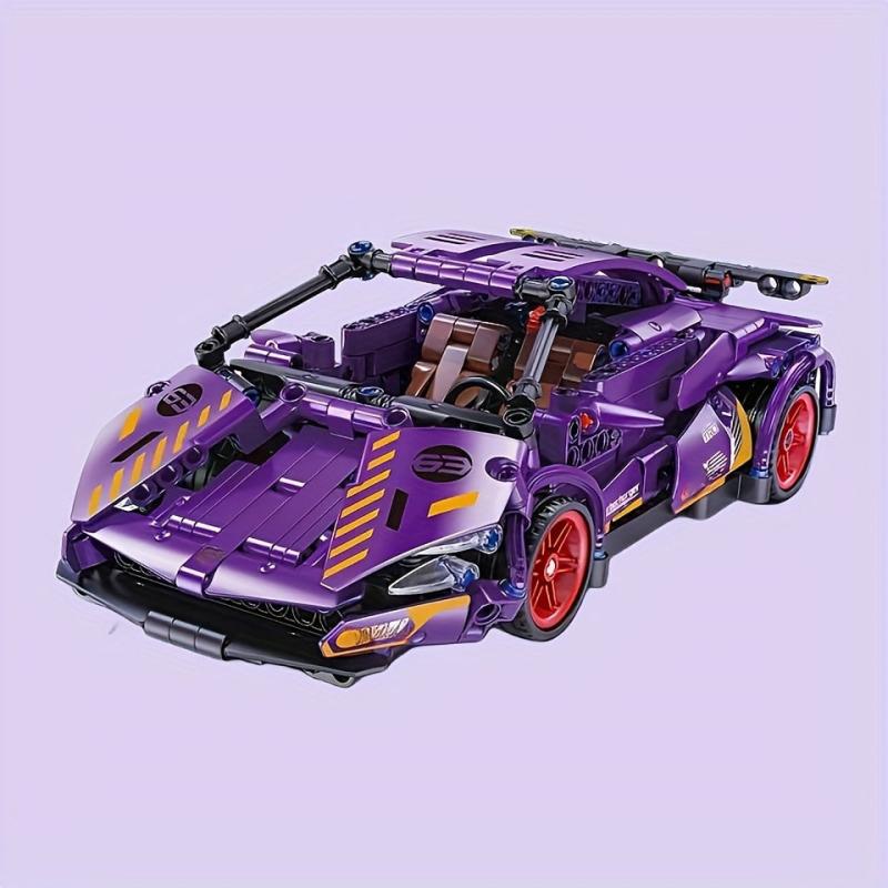 470pcs Purple Pull Back Racing Car Toy Model Gift