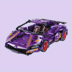 470pcs Purple Pull Back Racing Car Toy Model Gift