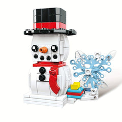 Christmas Toy Elk Snowman Building Blocks Halloween Dolls