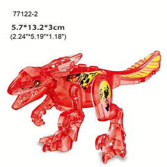 Mini Crystal Dinosaur Building Blocks Educational Toy Gift