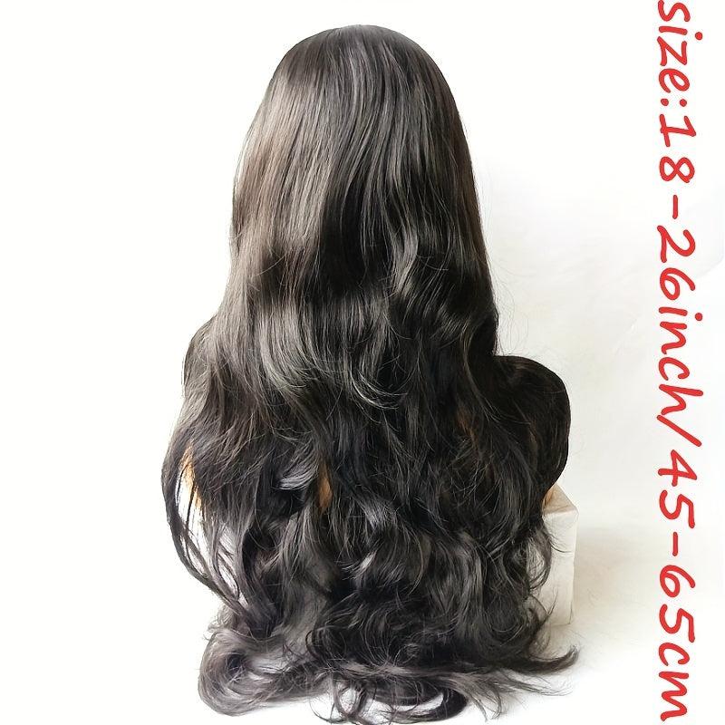 45cm Long Wavy Synthetic Wig for Daily Party Cosplay