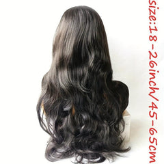 45cm Long Wavy Synthetic Wig for Daily Party Cosplay