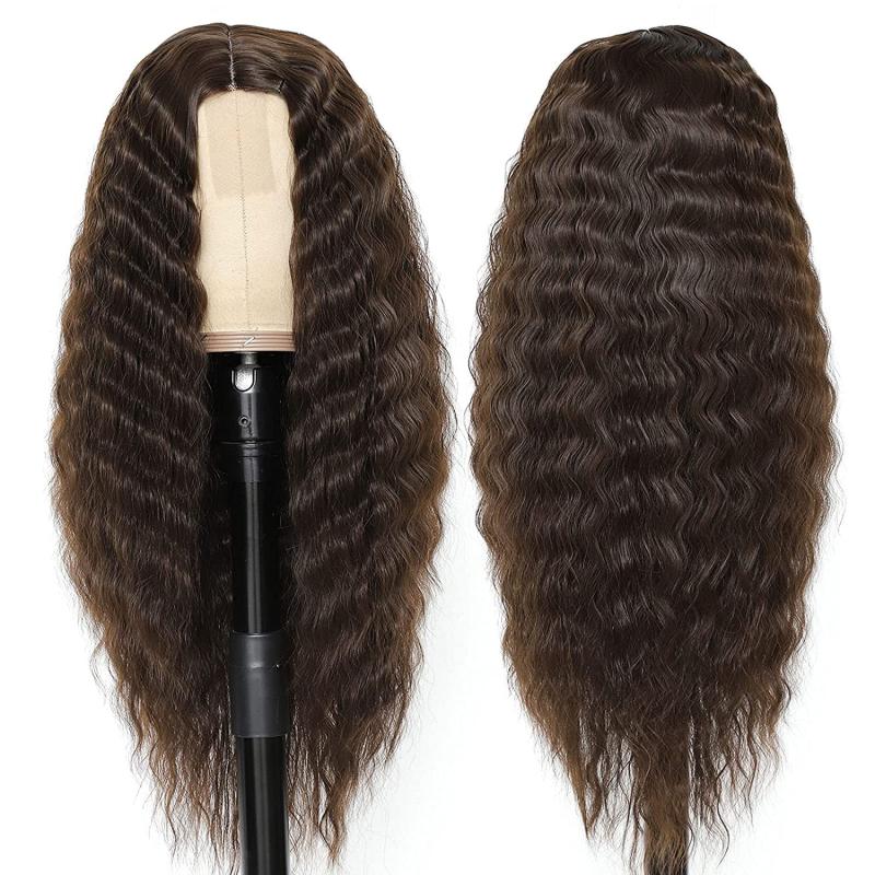 Long Curly Fluffy Wig for Daily Party Decors Photography Props