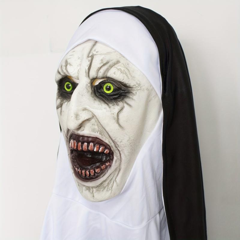 Nun Scary Mask Men's Dress Up Costume Mask for Halloween
