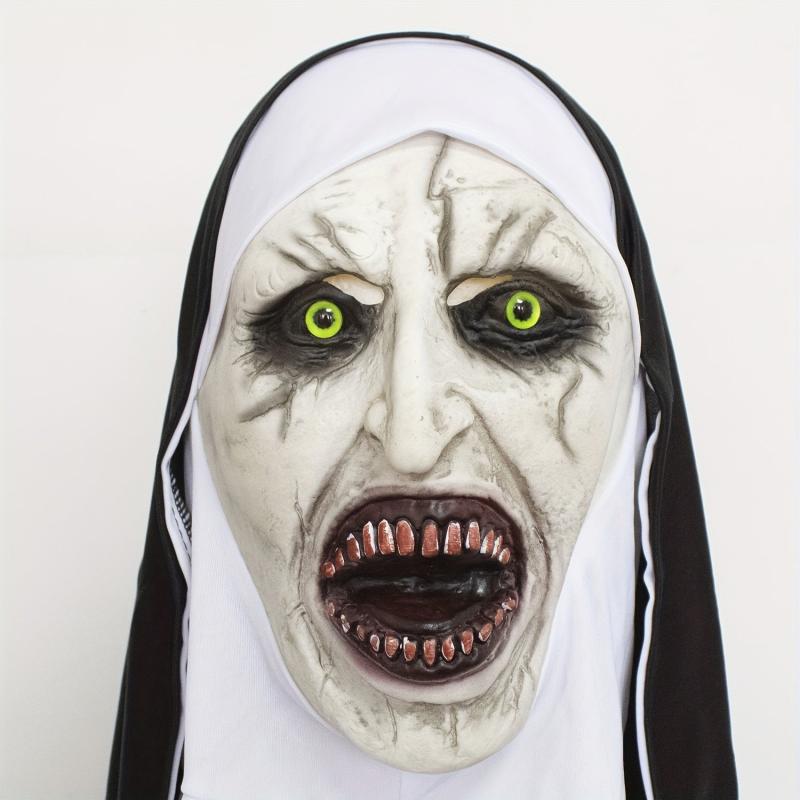 Nun Scary Mask Men's Dress Up Costume Mask for Halloween