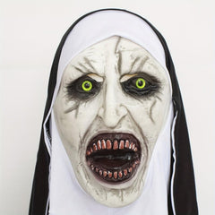 Nun Scary Mask Men's Dress Up Costume Mask for Halloween