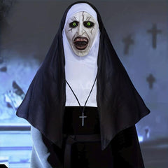 Nun Scary Mask Men's Dress Up Costume Mask for Halloween