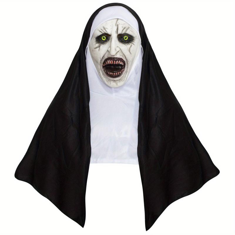 Nun Scary Mask Men's Dress Up Costume Mask for Halloween