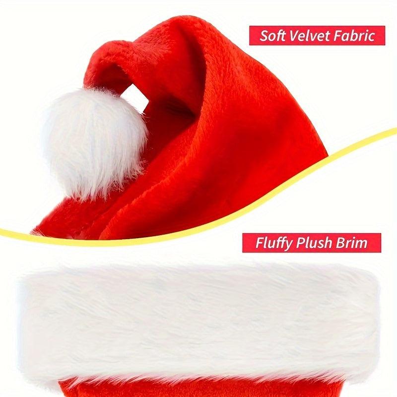 1pc Thickened Warm Christmas Hat Long Fluffy Halloween Cosplay Costume Props