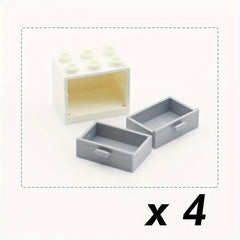 4pcs City Furniture Accessories Boxes Compatible With Major Brands