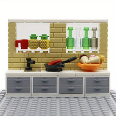 4pcs City Furniture Accessories Boxes Compatible With Major Brands