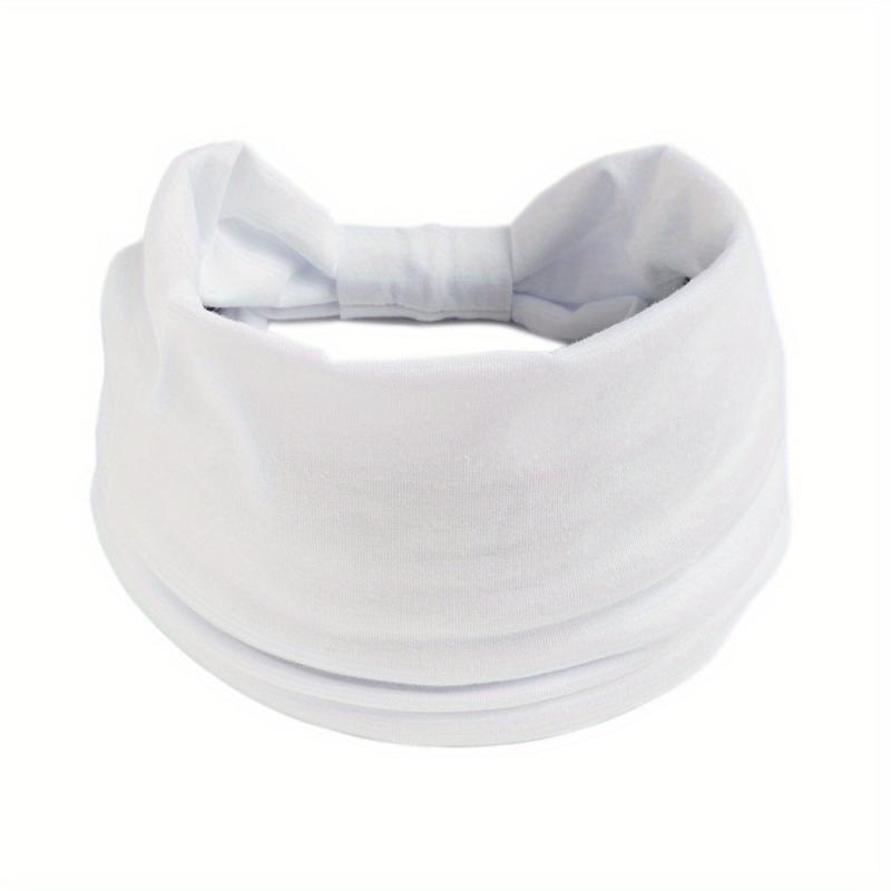 Solid Stretchy Sports Headband Wide Yoga Hairband Multicolor Women's Hairband