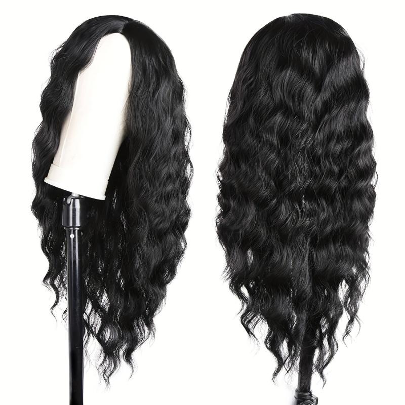 66cm Middle Parted Ringlets Wig Natural Fluffy Heat Resistant Wig for Women