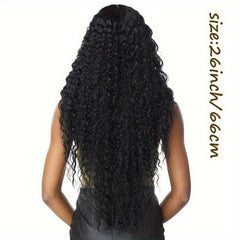 66cm Middle Parted Ringlets Wig Natural Fluffy Heat Resistant Wig for Women