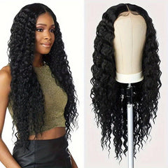 66cm Middle Parted Ringlets Wig Natural Fluffy Heat Resistant Wig for Women