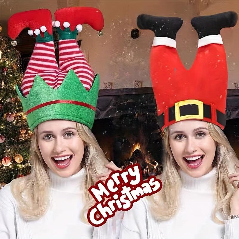 Funny Upside Down Christmas Hat Party Decoration