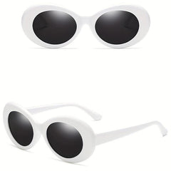 Retro Small Sunglasses Big Thick Bold Frame Unisex
