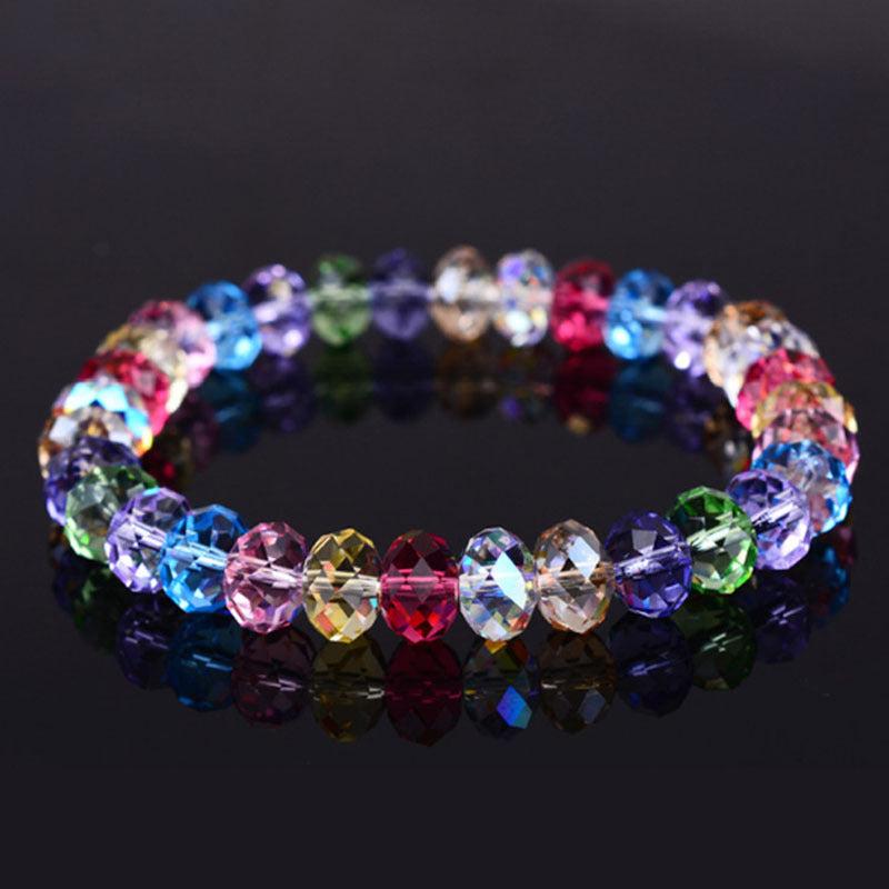 Sparkling Synthetic Crystal Bracelet - Add Glamour to Your Outfit