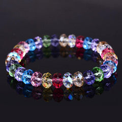 Sparkling Synthetic Crystal Bracelet - Add Glamour to Your Outfit